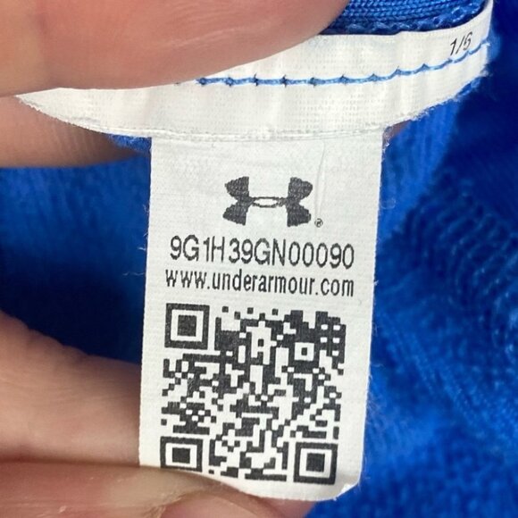 Under Armour Colorblock Hoodie Sweatshirt Size Medium Sweat Wicking Thumbholes M - Picture 6 of 9